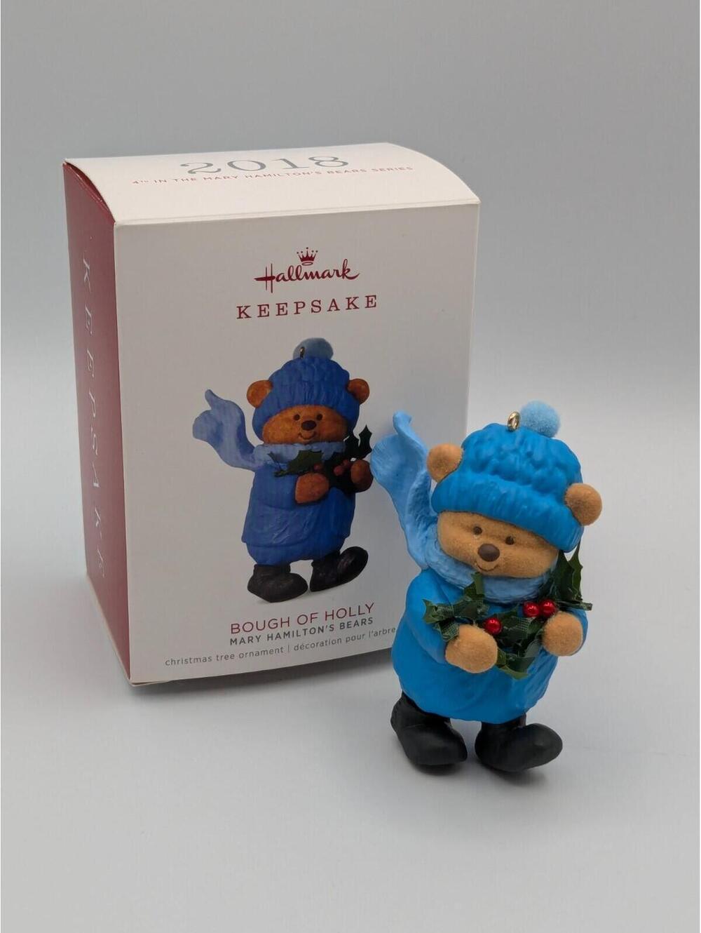 Hallmark Keepsake Bough of Holly 2018, 4th in the Mary Hamilton's Bears Series